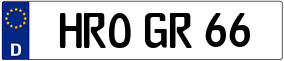 Truck License Plate